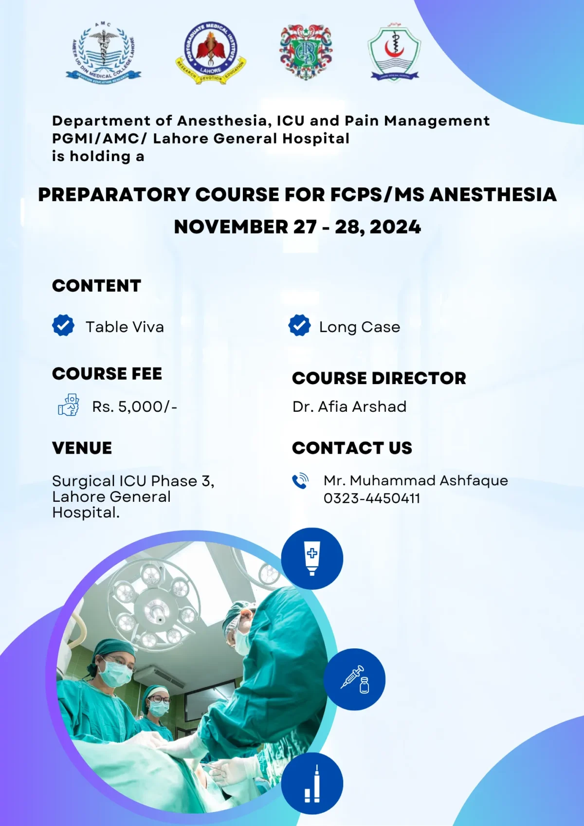 TOACS Preparatory course
